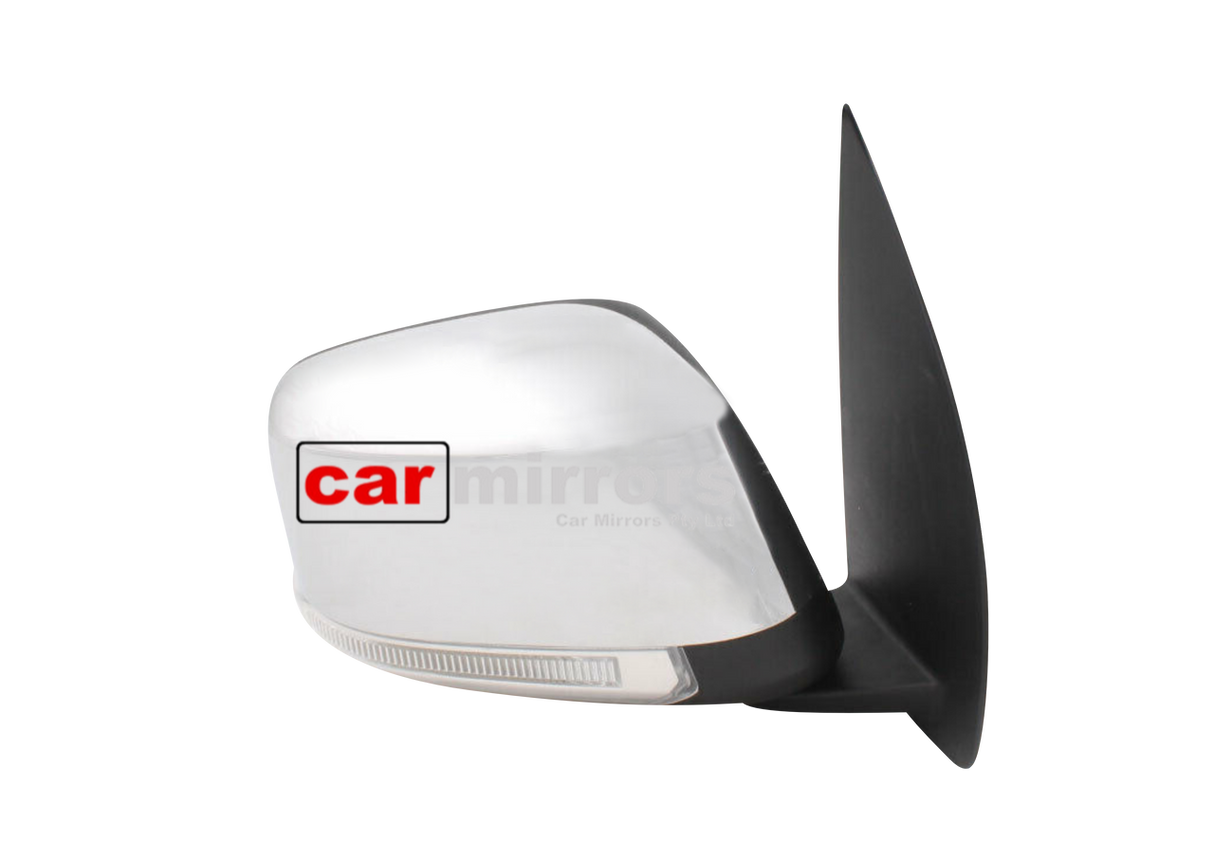 Nissan Pathfinder R51 2005-2013 (w indicator w puddle) Chrome Driver Side Mirror