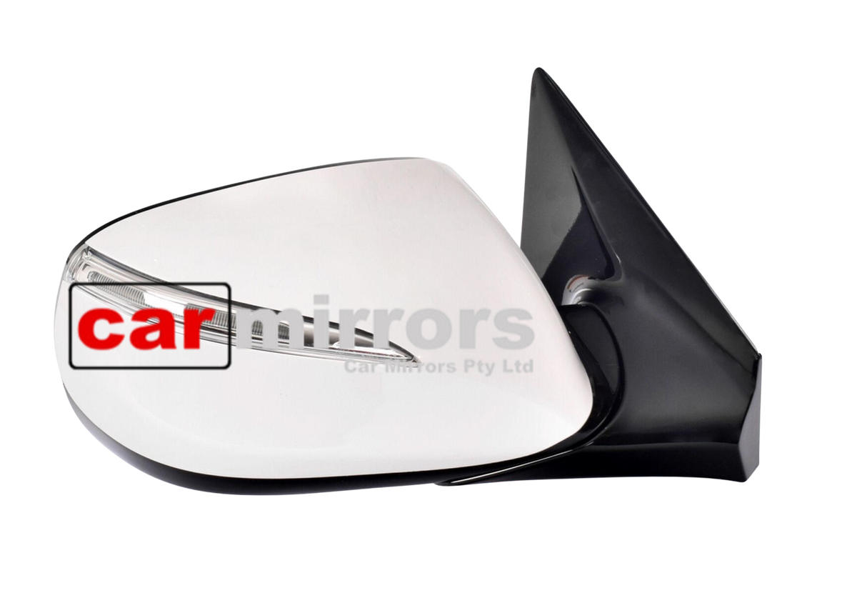 Hyundai Santa Fe DM Highlander 08/2012-06/2014 (autofold, w puddle, w auto dip - 14 PIN) Driver Side Mirror