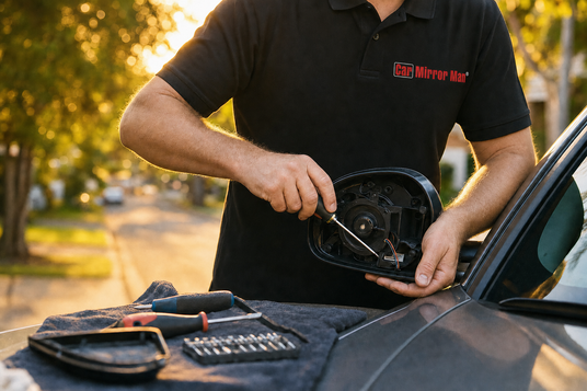 Car Mirror Man technician, Brisbane silo page spec image