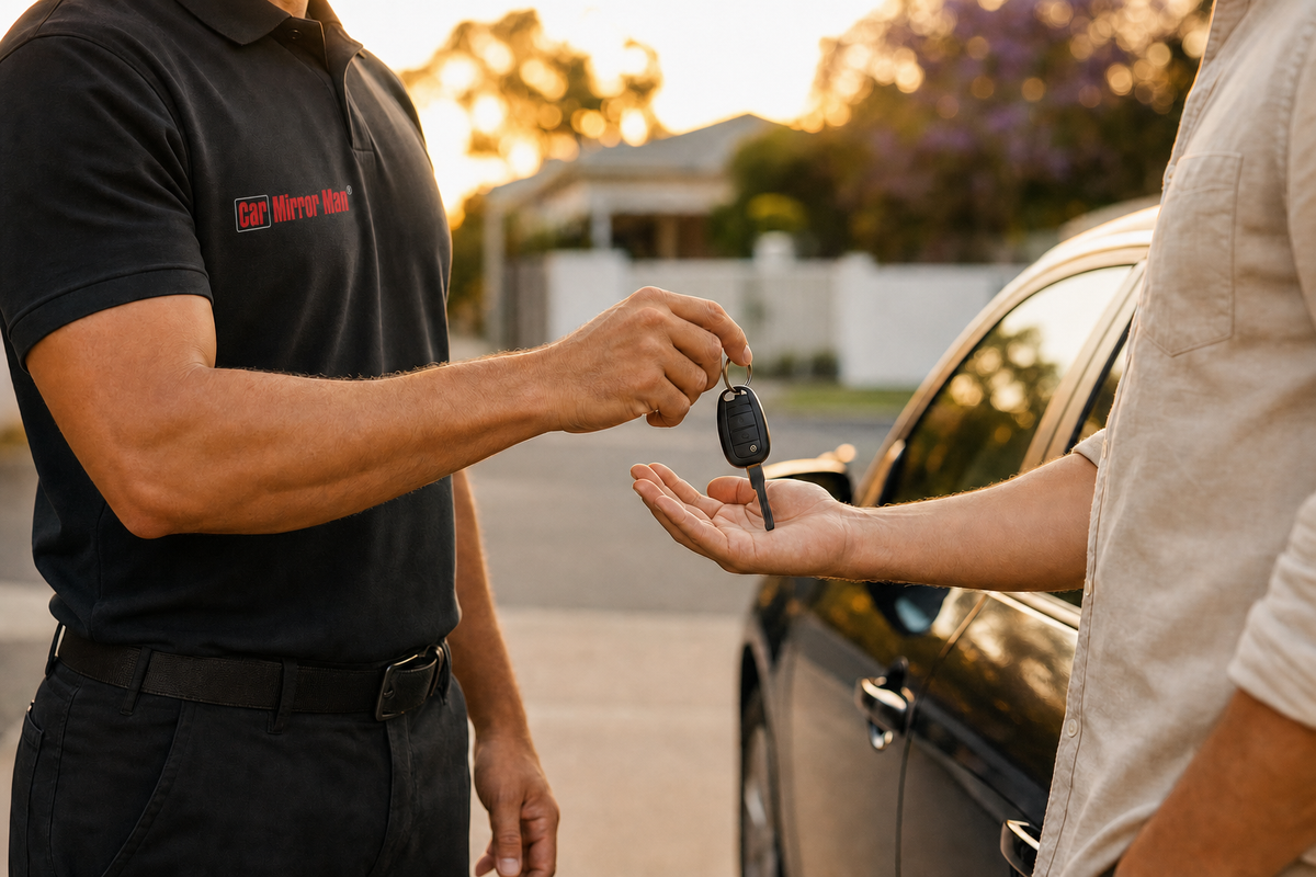 side mirror repair brisbane northside southside