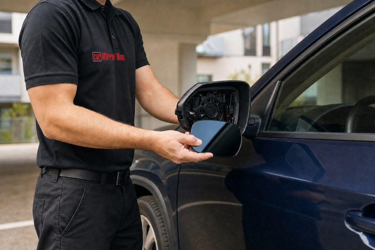 why is side mirror replacement so expensive - the layers inside a modern car side mirror