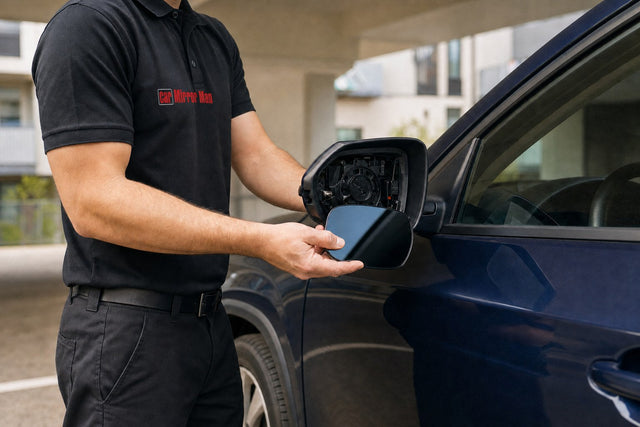 why is side mirror replacement so expensive - the layers inside a modern car side mirror