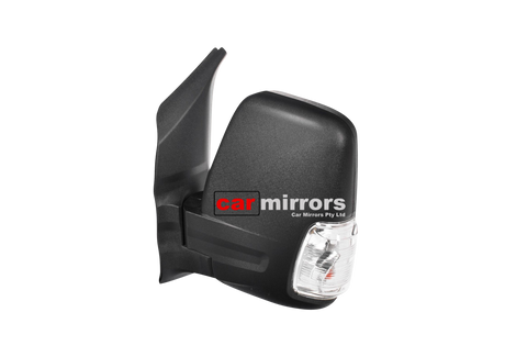 Ford Transit VO MK8 2014 onwards (manual adjustment, short arm, w indicator) Passenger Side Mirror