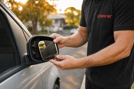 Car Mirror Man technician, Brisbane silo page spec image