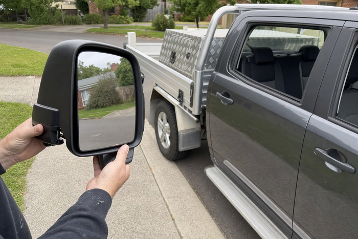 Car Mirror Man, recent job photo